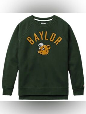 Men’s LEAGUE Baylor Sailor Bear Appliqué Crew Neck Sweatshirt - M